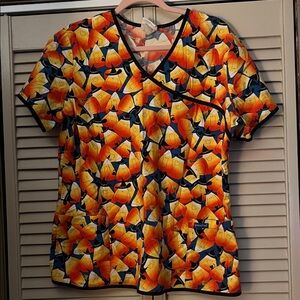 Colorful Patterned Women's Top